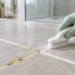 Cách làm sạch ron gạch bị ố vàng, mốc đen an toàn